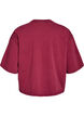 Kort T-shirt met een losse pasvorm, Donker Bordeaux, Packshot image number 1