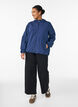 Lichtgewicht jas met een capuchon en ritssluiting, Blauw, Model image number 1