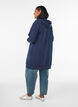 Lange hoodie met ritssluiting en zakken, Blauw, Model image number 2