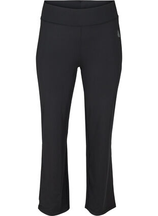 ZizziFlared Sportbroek, Black, Packshot image number 0