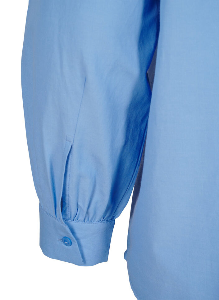 Shirt met kanten details, Della Robbia Blue, Packshot
