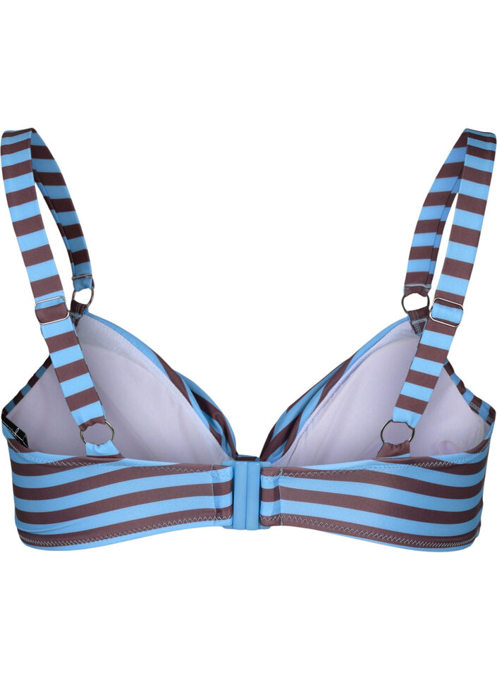 Bikini beugelbeha met print, Blauw, Packshot image number 1
