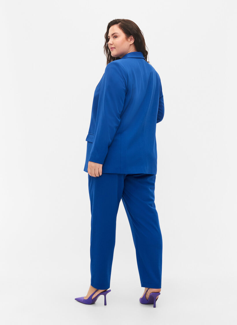 Pantalon classique avec poches, Bleu, Model image number 1