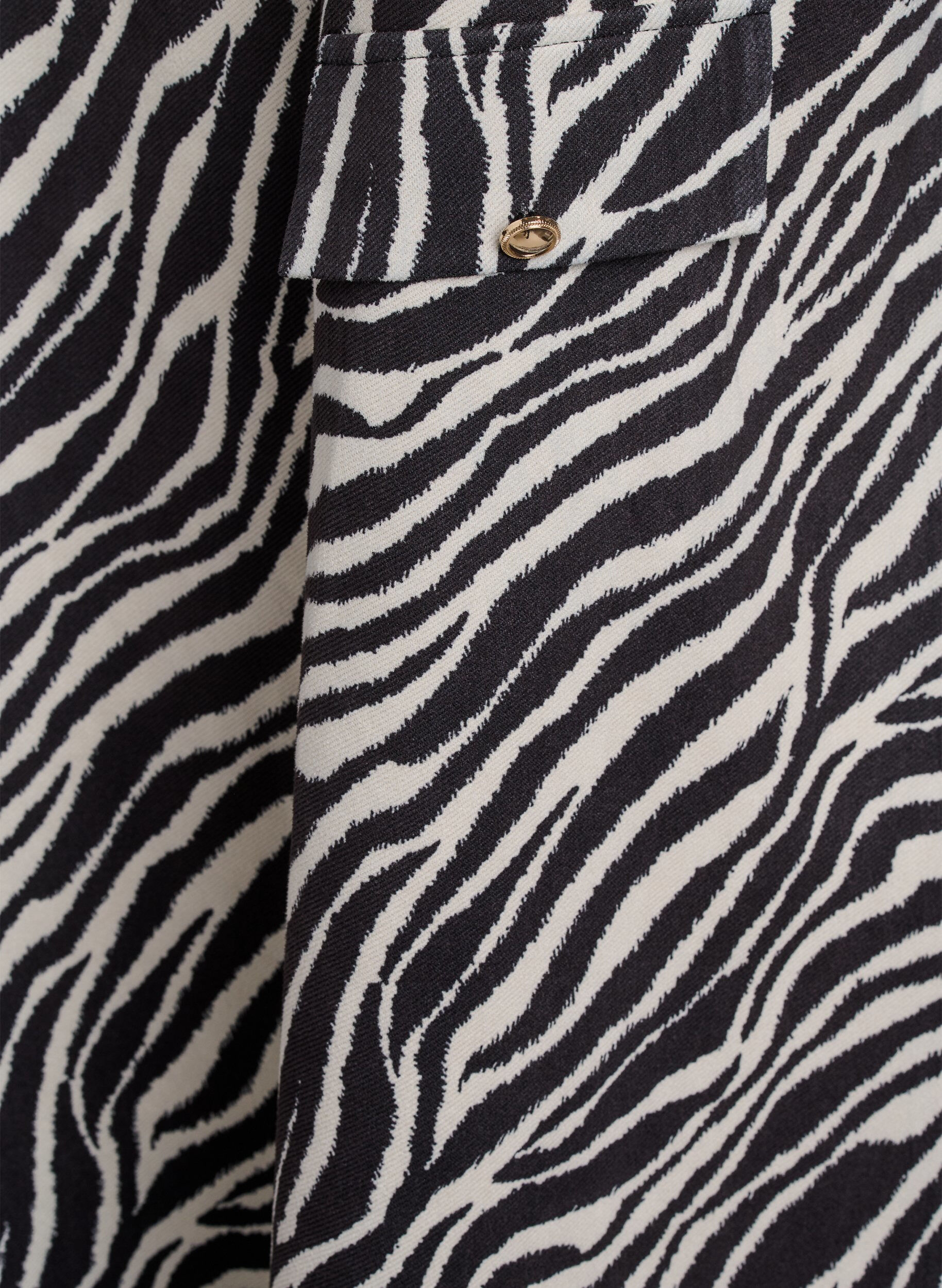 ZizziKorte A-lijn jurk met 7/8 mouwen, Zwart, Packshot image number 3