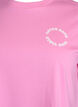 Biologisch katoenen T-shirt met citrusmotief, Roze, Packshot image number 2