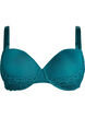 Voorgevormde bh met beugel en kant, Groen, Packshot image number 0