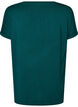 Basic T-shirt met V-hals van viscose, Groen, Packshot image number 1