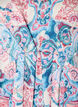 Midijurk met paisleyprint en satijnlook, Wit, Packshot image number 2