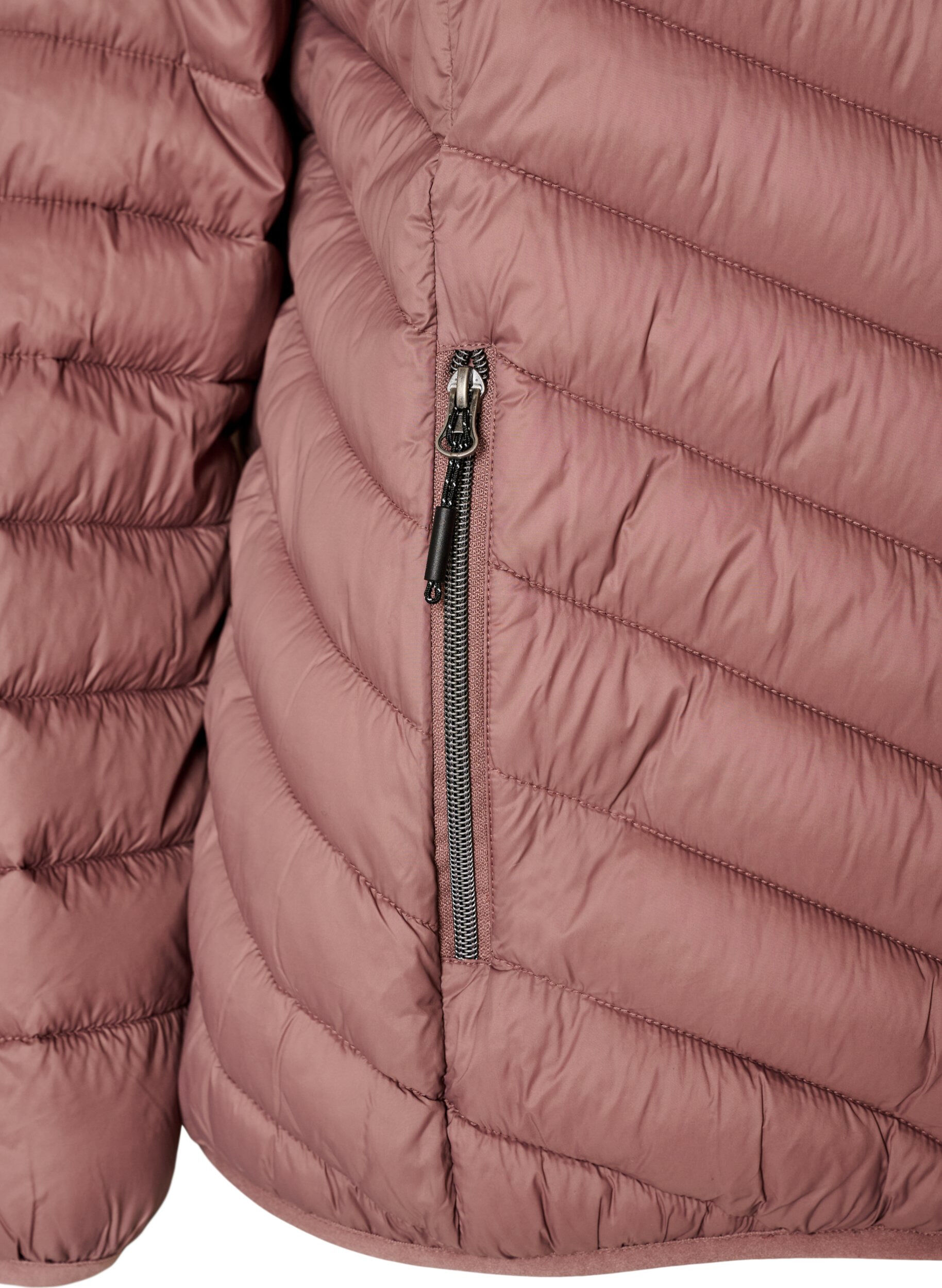 ZizziLichtgewicht jas met capuchon, Roze, Packshot image number 3