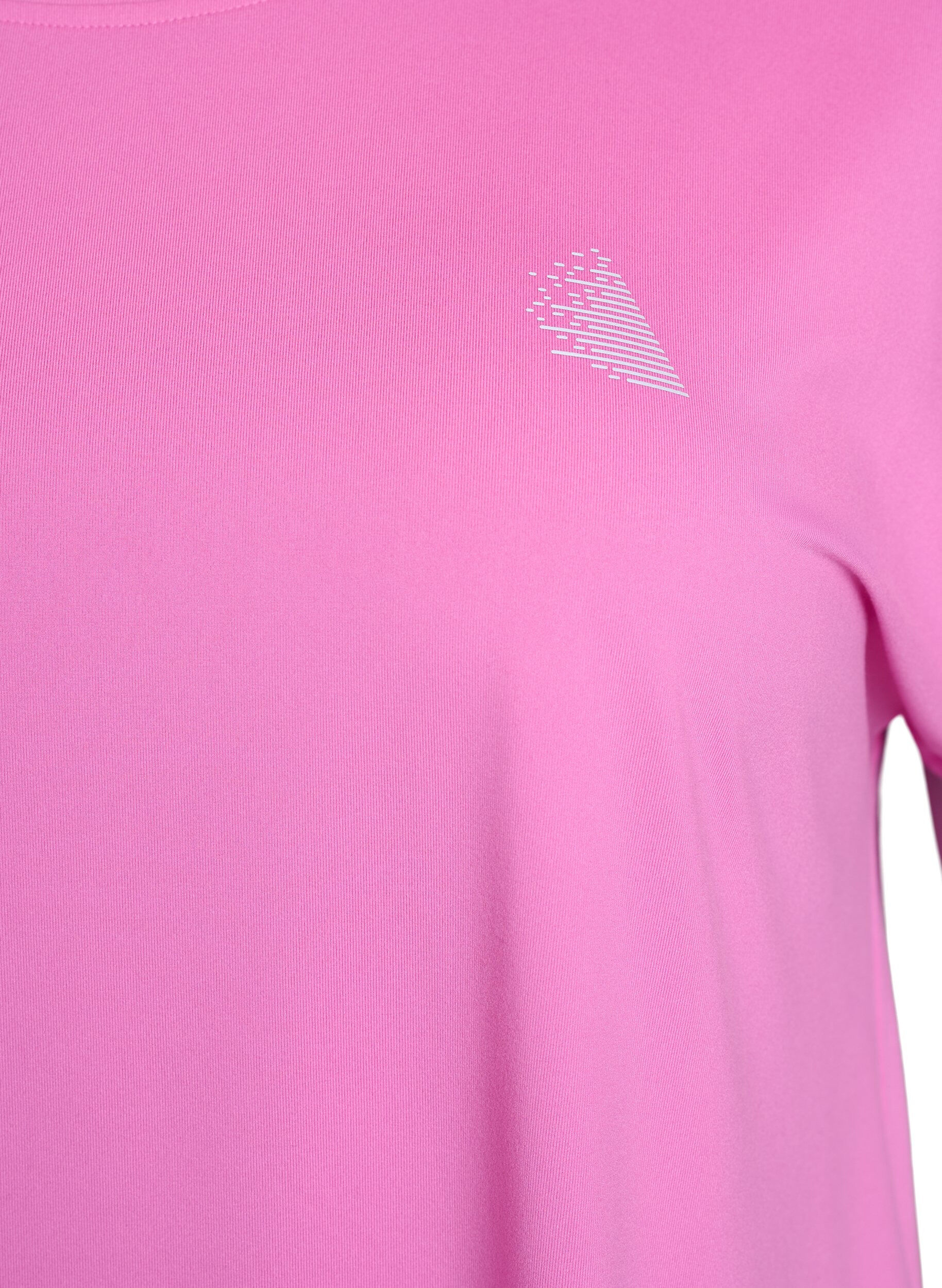ZizziEffen gekleurd T-shirt voor sporten, Roze, Packshot image number 2