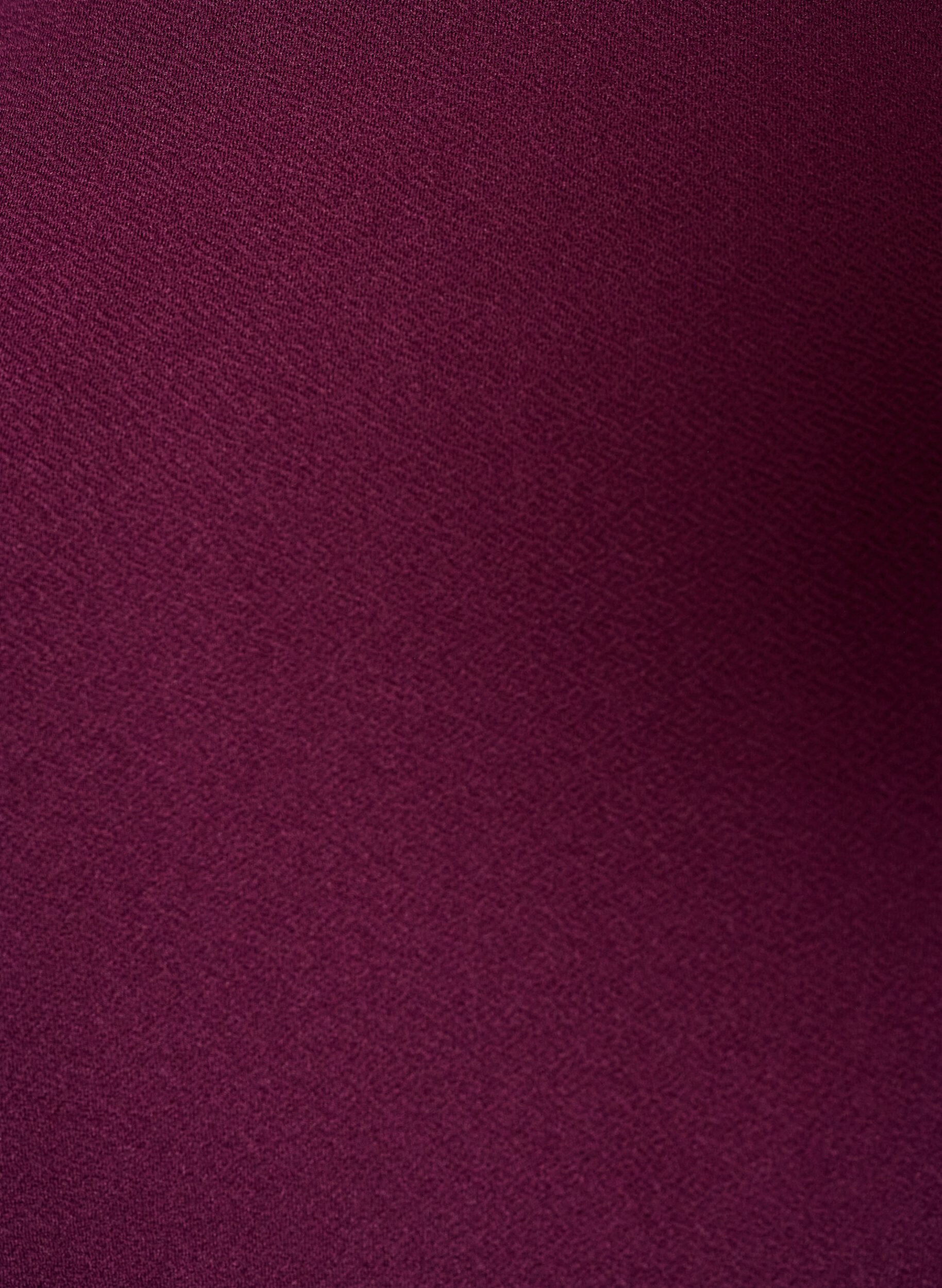 ZizziTuniek met asymmetrische kanten rand, Paars, Packshot image number 2