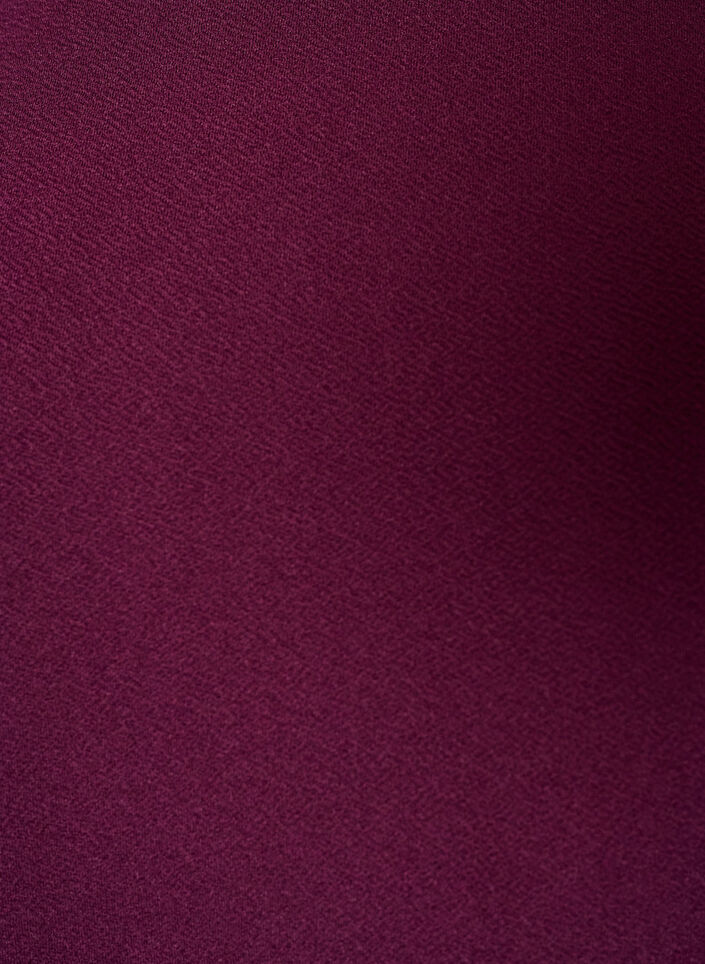 Tuniek met asymmetrische kanten rand, Paars, Packshot image number 2