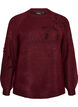 Trui met parelborduursel, Rood, Packshot image number 0