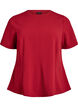Korte mouwen blouse met figuurnaden, Rood, Packshot image number 0