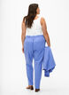 Broek met rechte pijpen en zakken, Wedgewood, Model image number 1