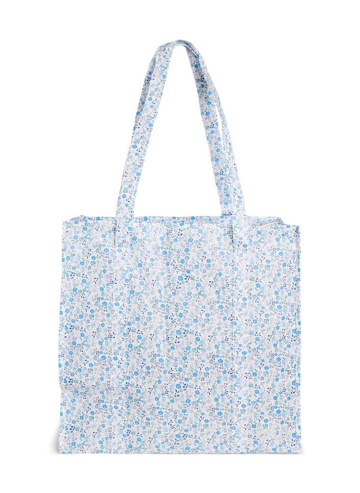 Shoppingtas met ritssluiting, Blauw, Packshot image number 1