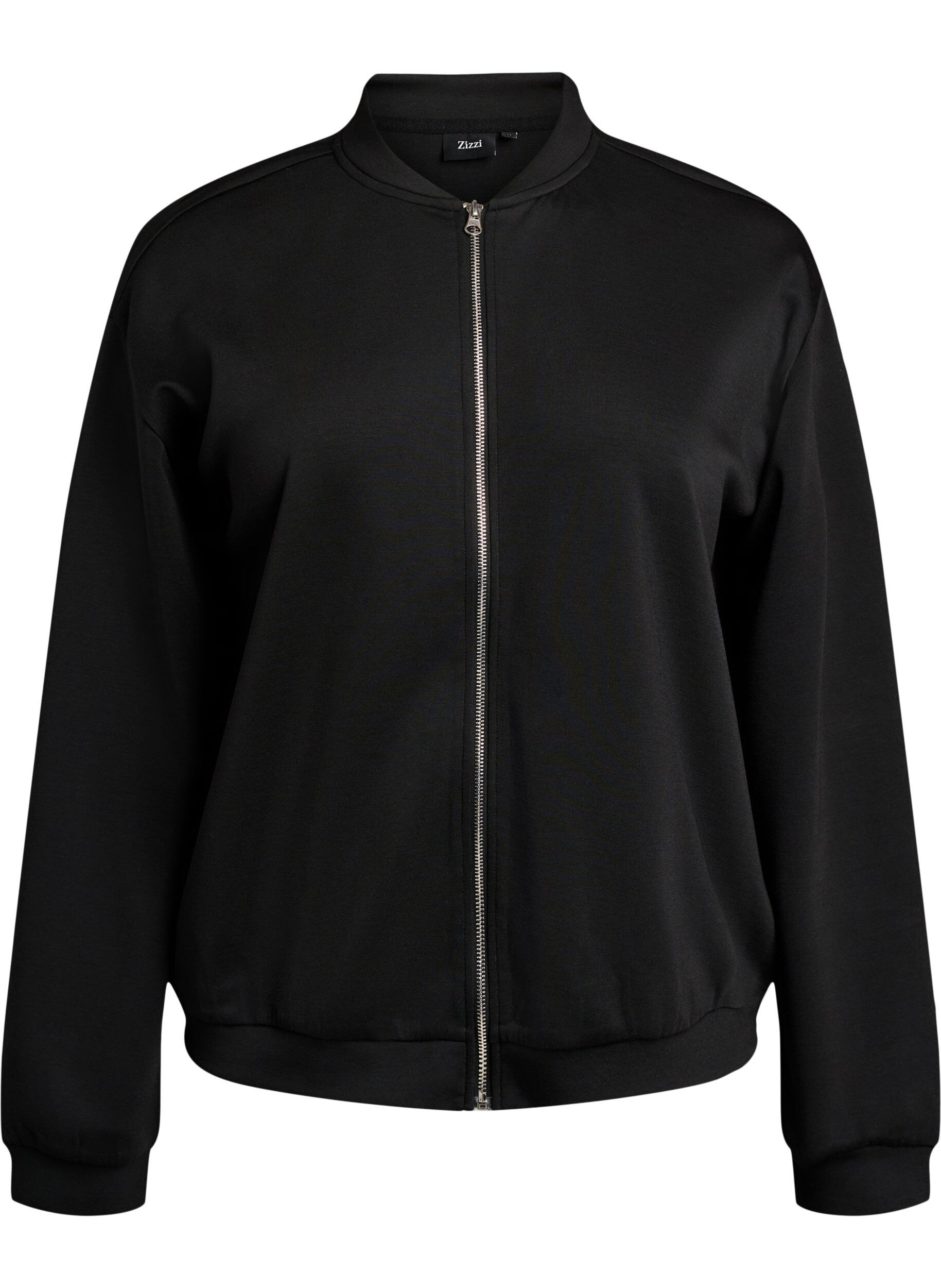 Bomber vest met ritssluiting