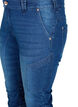 Slim fit capri jeans met zakken, Blauw, Packshot image number 2