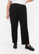 Broek met straight fit, Zwart, Model image number 3