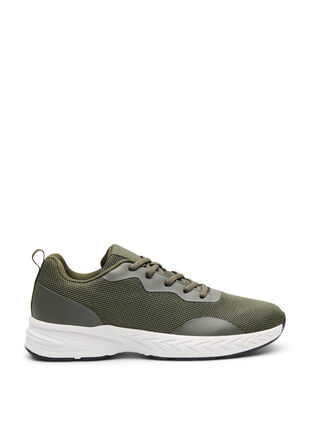 ZizziWide fit - Meshsneakers, Groen, Packshot image number 0