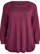 Gebreide blouse met knoopsluiting aan de zijkant, Rood, Packshot image number 0