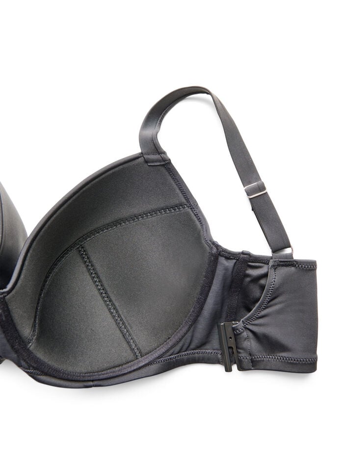 Beugel bikini top met hoge ondersteuning, Zwart, Packshot