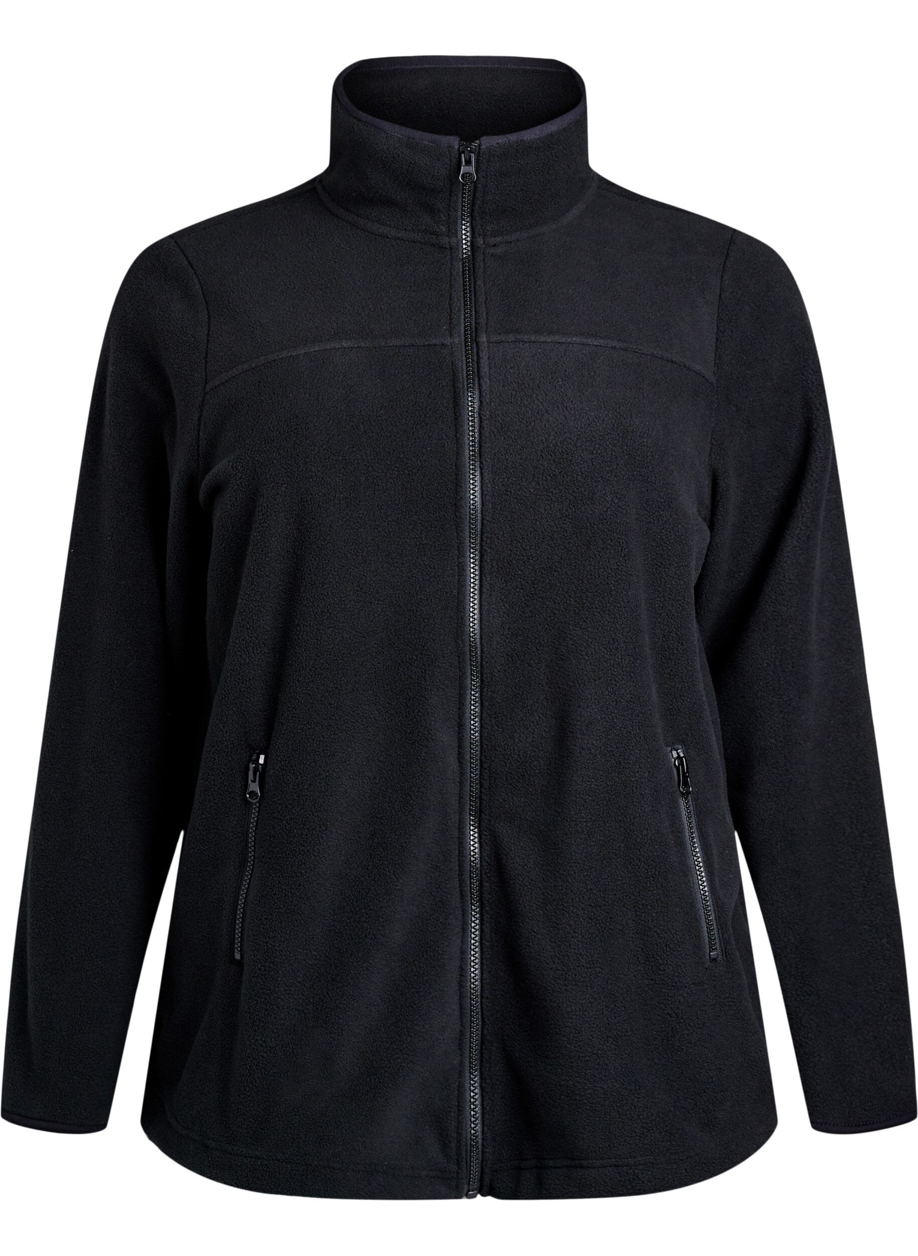 Fleece jack met zakken
