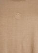 T-shirt in biologische katoen met een gewassen look, Beige, Packshot image number 2