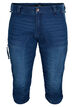 Slim fit capri jeans met zakken, Blauw, Packshot image number 0