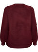 Trui met parelborduursel, Rood, Packshot image number 1