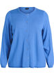 Cardigan met ronde knopen, Blauw, Packshot image number 0