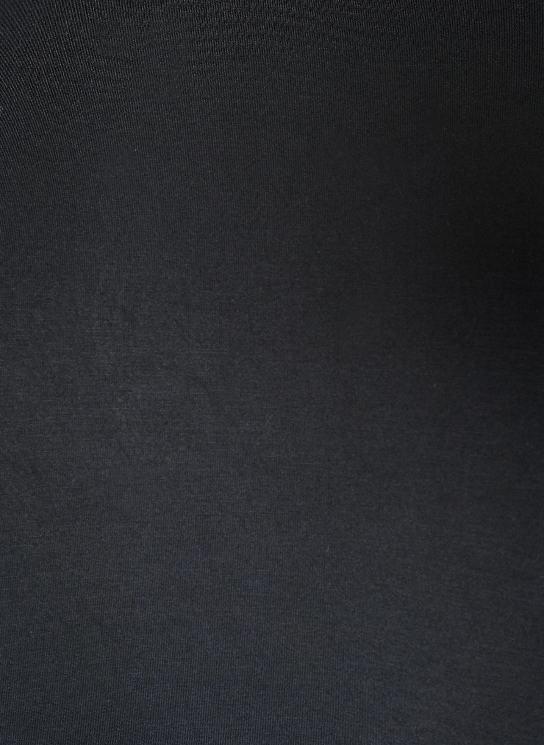 ZizziBlouse met mouwen van mesh en kanten bies, Zwart, Packshot image number 2