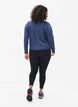 Korte sportlegging met zak, Zwart, Model image number 2