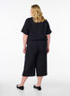 Culotte broek van katoen met hoge taille, Zwart, Model image number 1