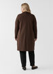 Lange jas met zakken, Bruin, Model image number 2