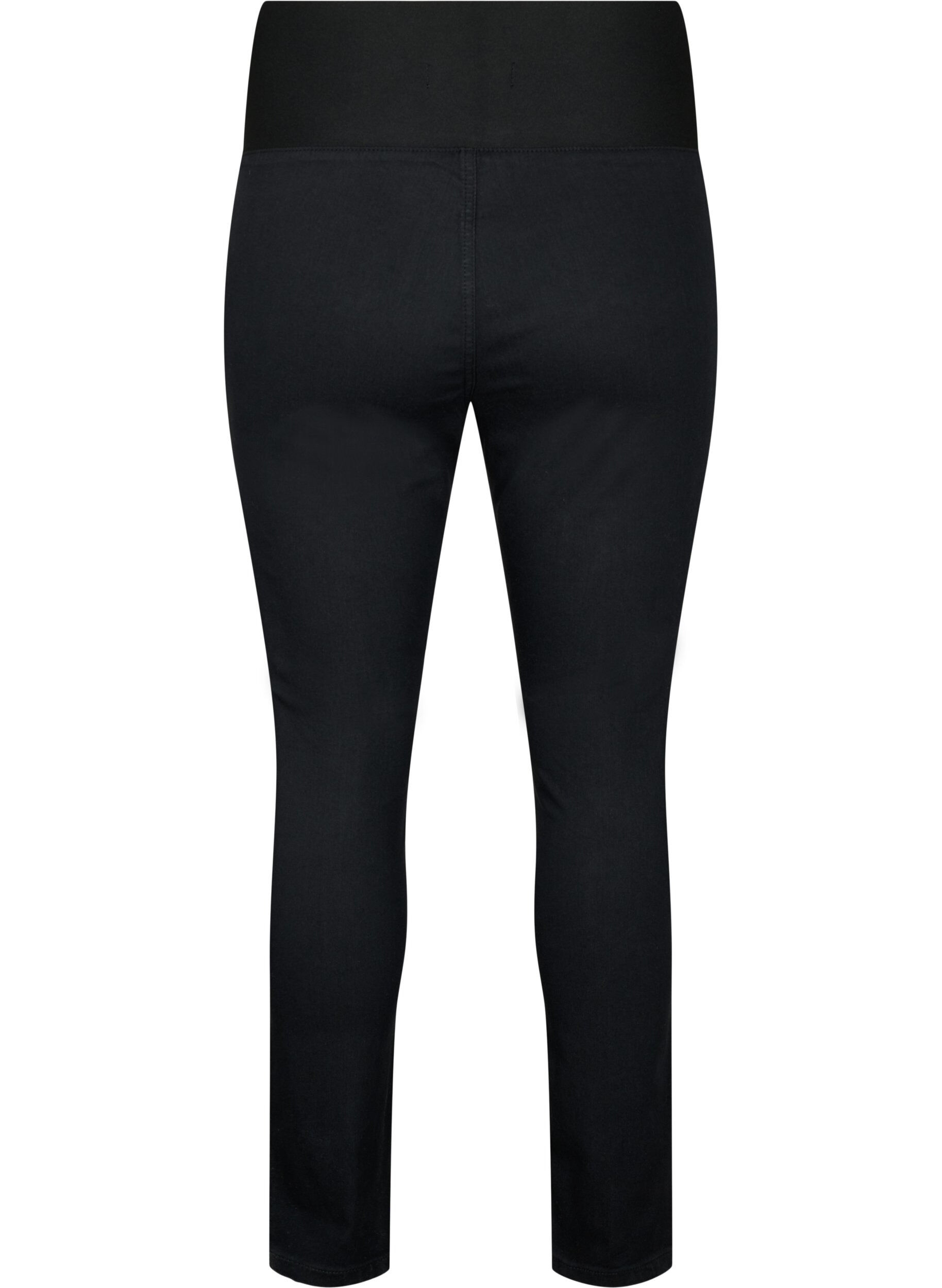 ZizziJeggings met brede elastische tailleband, Zwart, Packshot image number 1