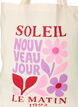 Tote bag met print, Rood, Packshot image number 2