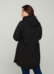 Softshell jas met capuchon, Zwart, Model image number 2