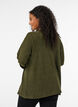 Open vest van jersey met structuur, Blauw, Model image number 2