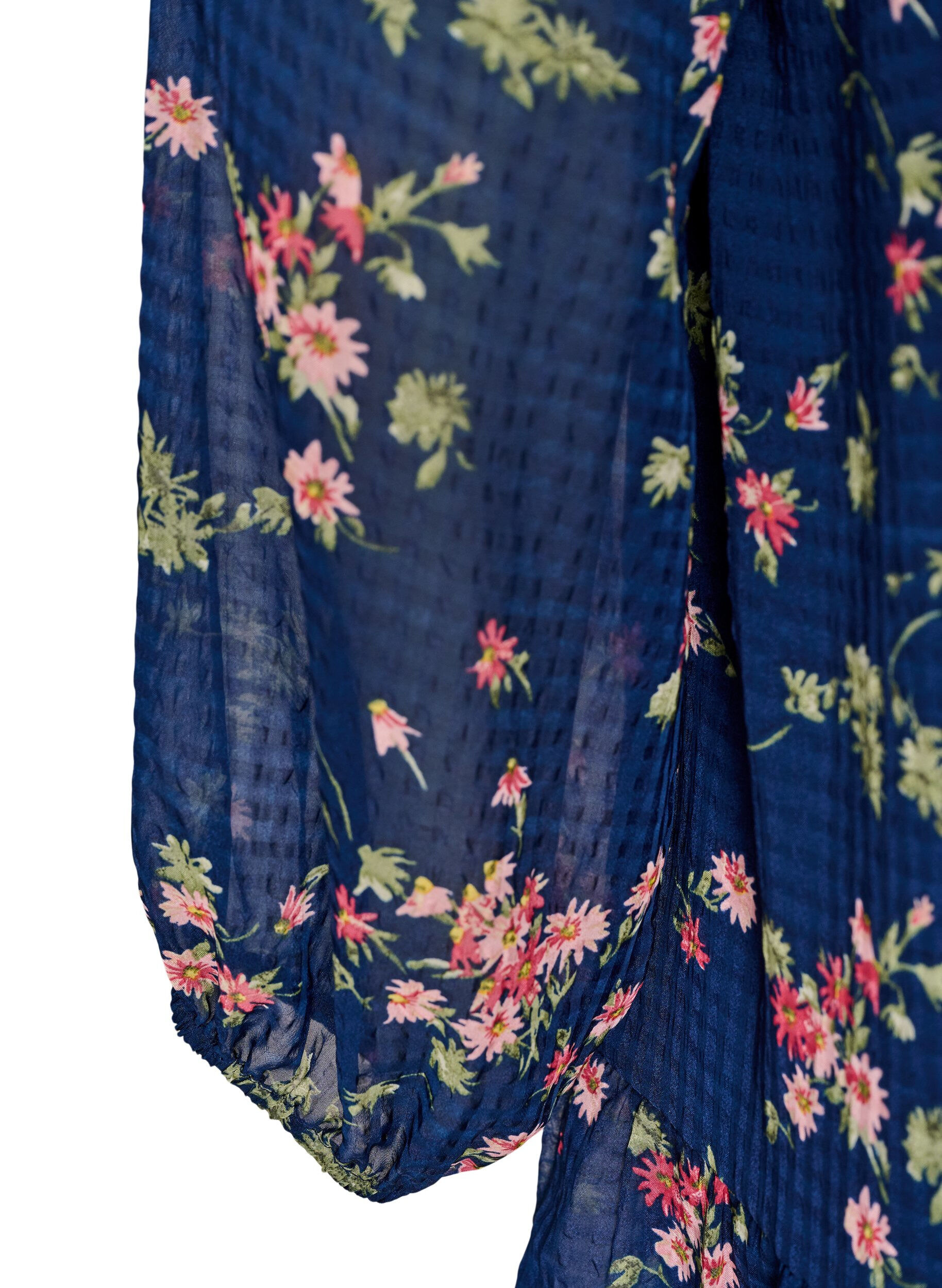 ZizziA-lijn tuniek met bloemenprint, Blauw, Packshot image number 3