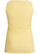 Top met kanten afwerking, Geel, Packshot image number 1