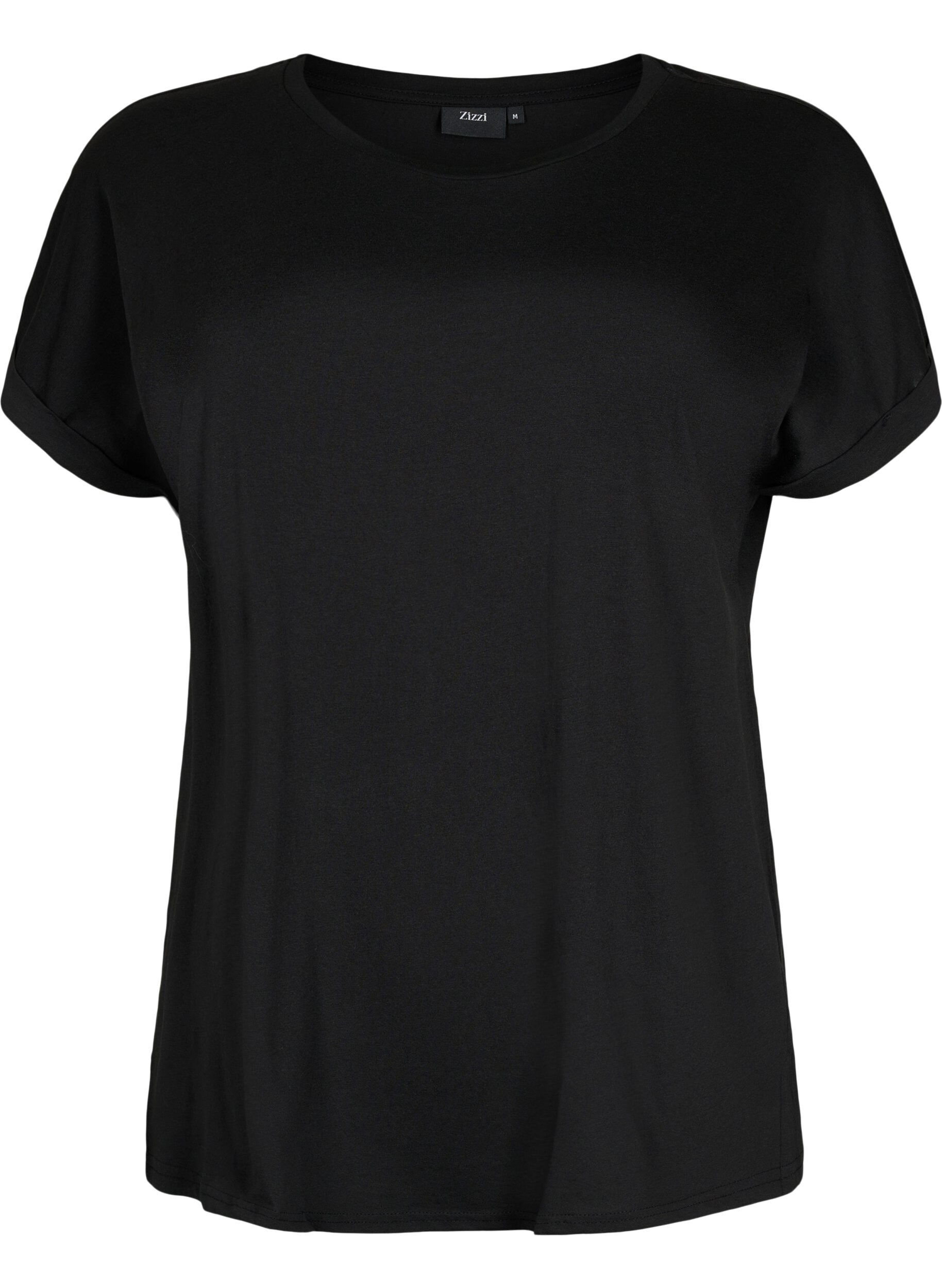 Zizzi2-pack T-shirts met korte mouwen, Blauw, Packshot image number 3