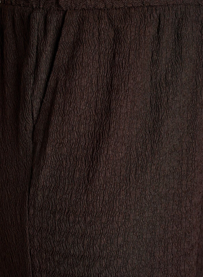 Broek met een golvende textuur, Bruin, Packshot image number 2