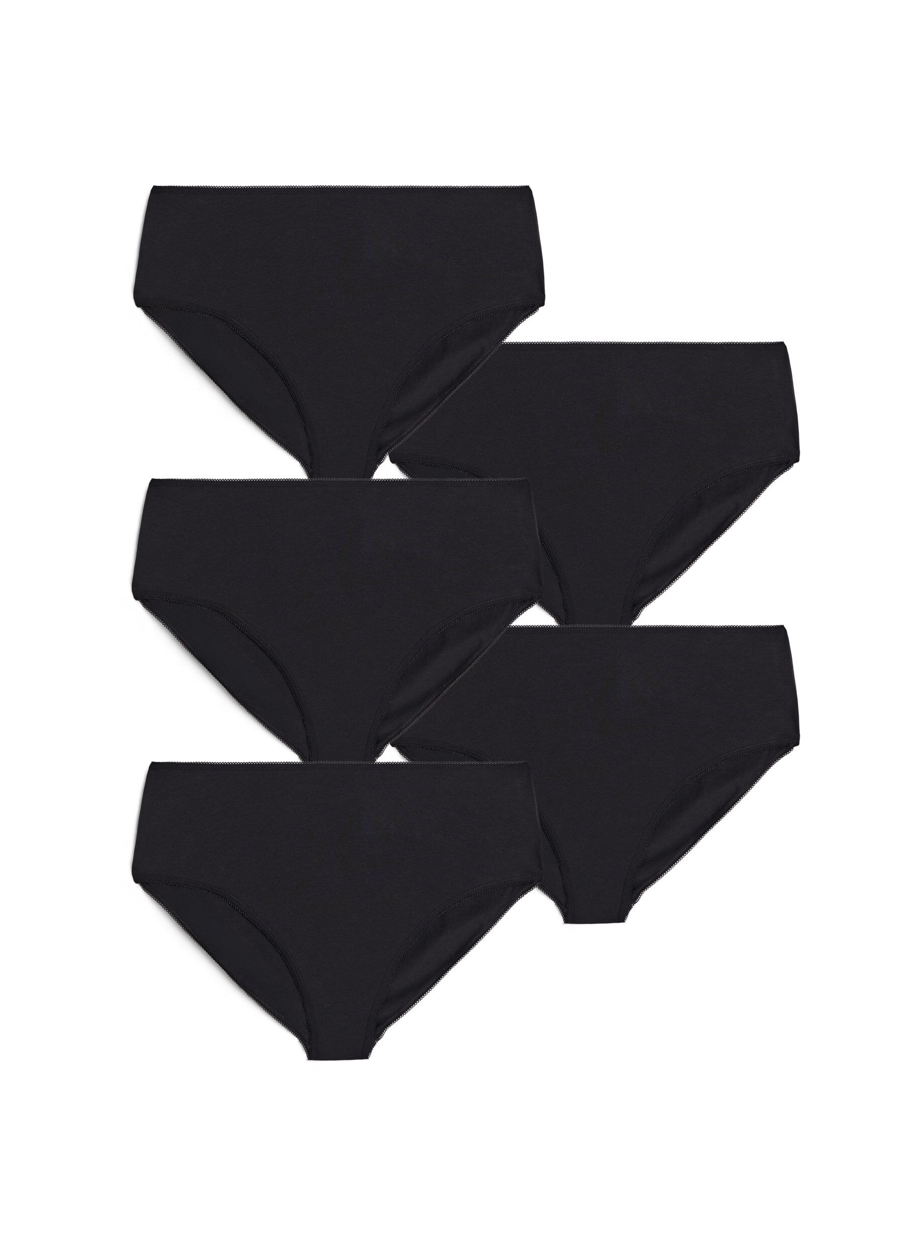 5-pack culottes en coton avec taille normale