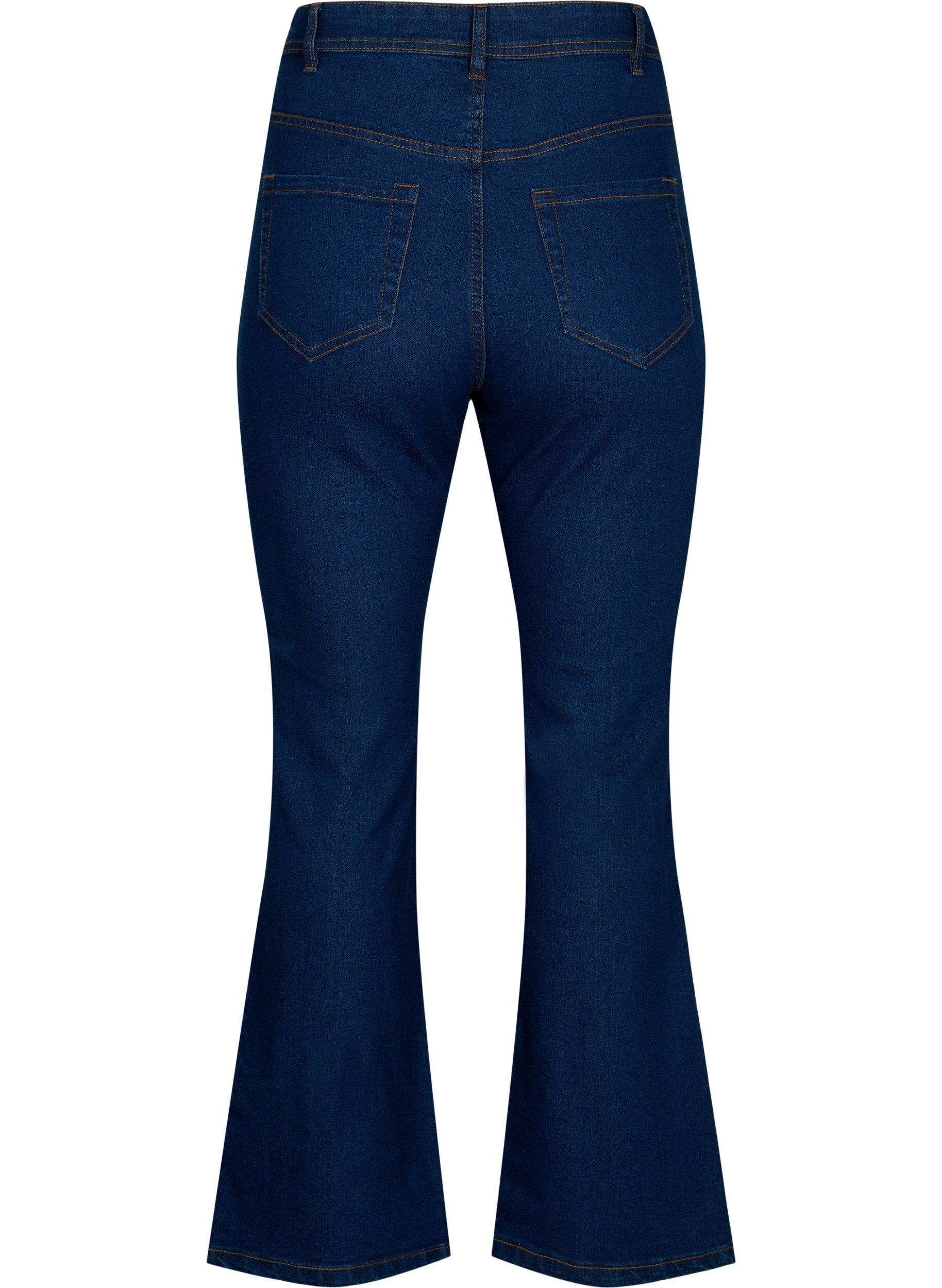 ZizziFLASH - Hoog getailleerde jeans met bootcut, Blauw, Packshot image number 1