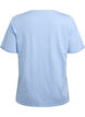 Modal-mix T-shirt met V-hals, Blauw, Packshot image number 1