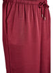 Satijnen-look broek met een high waist en wijde pijpen, Donker Bordeaux, Packshot image number 2