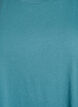 T-shirt met korte mouwen van katoenmix, Blauw, Packshot image number 2