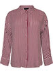 Nachtshirt met strepen en hartjes, Donker Bordeaux, Packshot image number 0