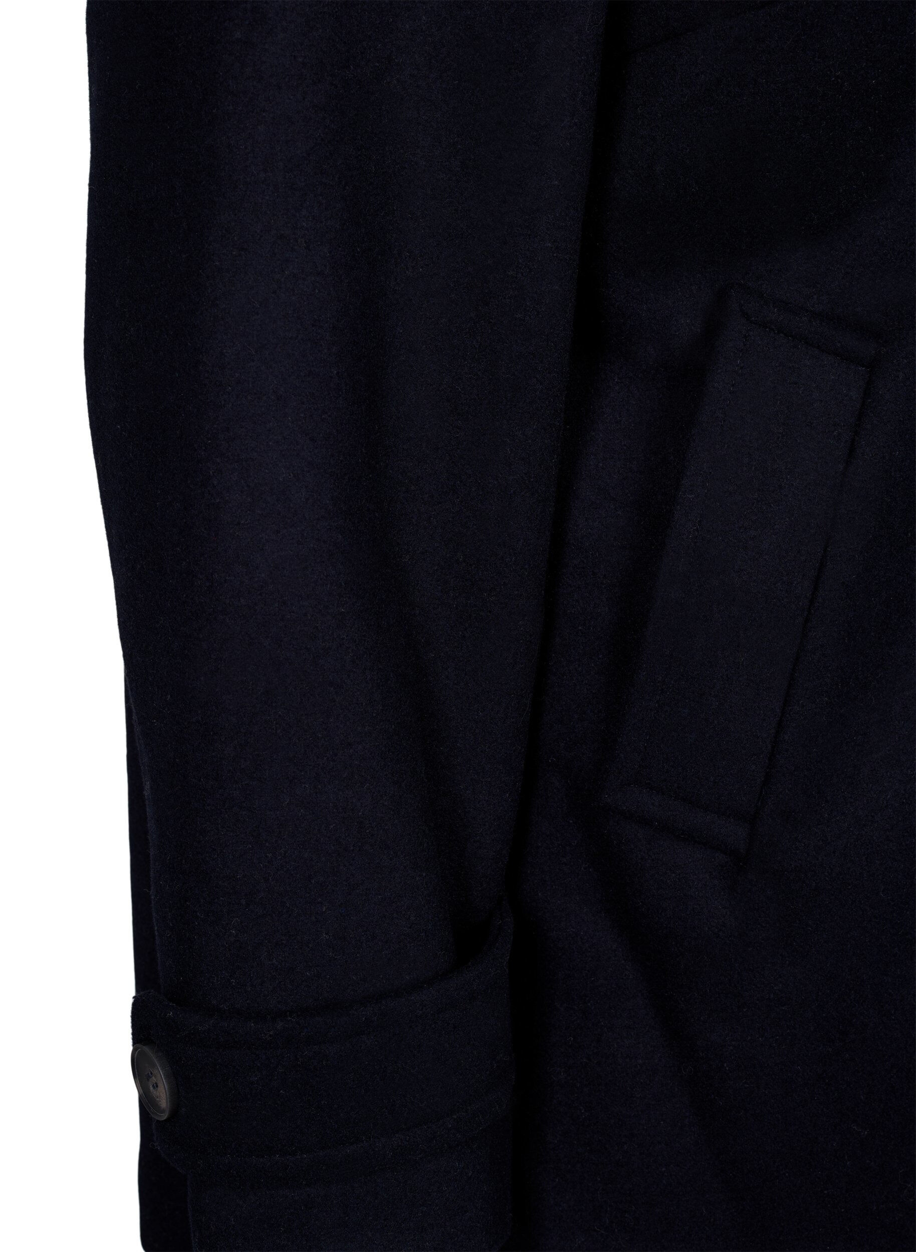 ZizziKorte jas met dubbele knoopsluiting, Blauw, Packshot image number 3